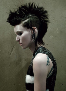 Lisbeth Salander in The Girl with the Dragon Tattoo