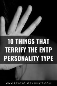 Discover the 10 things that truly scare the #ENTP #personality type. #MBTI