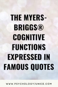 Find out what the cognitive functions REALLY are and what they say about your #personality type! #MBTI #INFJ #INTJ