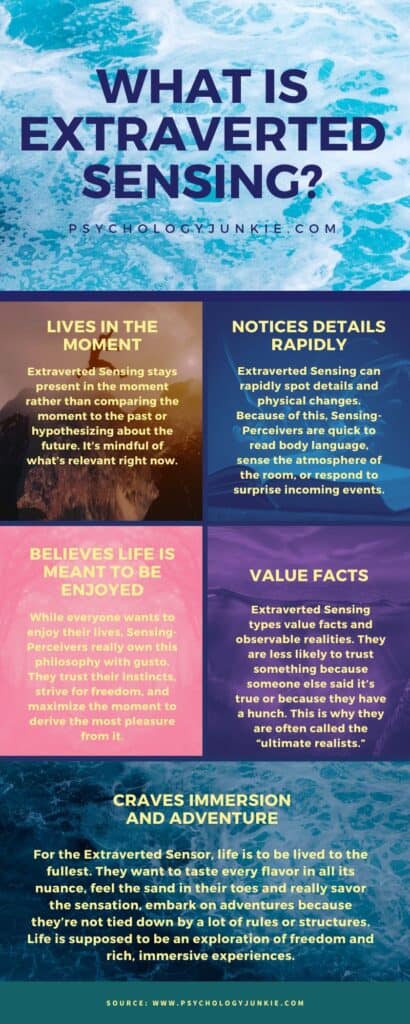 10 Signs That You Use Extraverted Sensing - Psychology Junkie