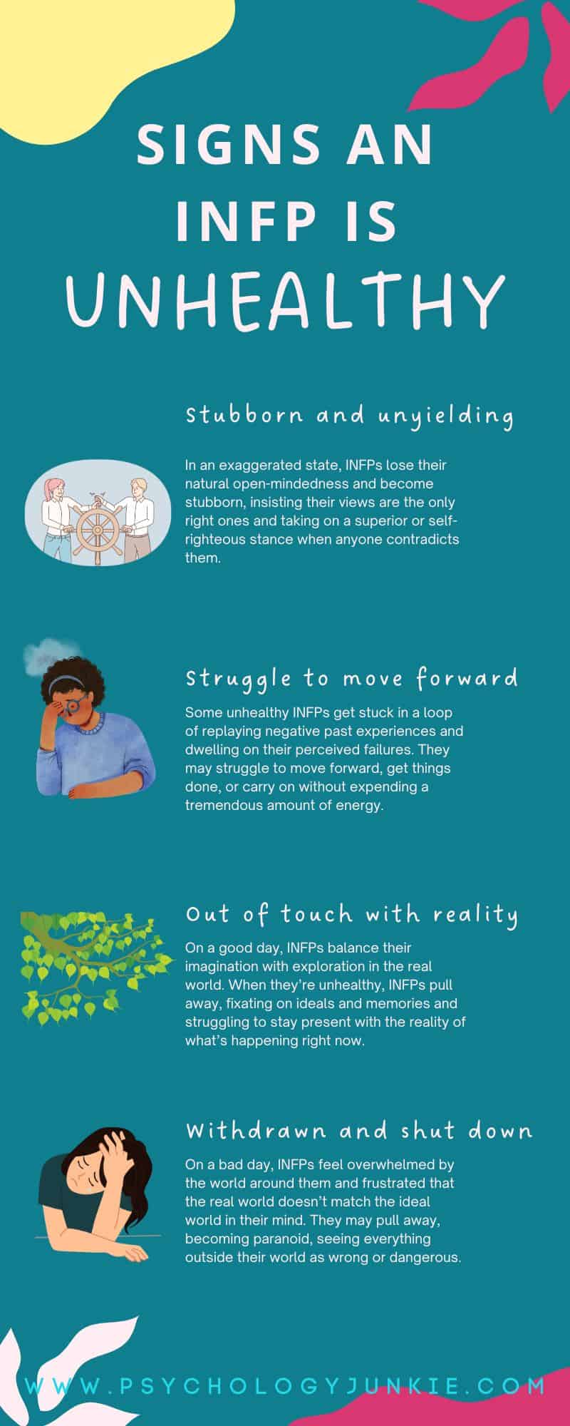 Signs of an unhealthy INFP