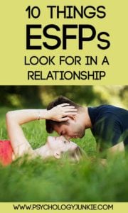 10 things #ESFPs look for in a relationship! #MBTI #personality