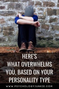 Find out what overwhelms each #personality type! #Personalitytype #MBTI #Myersbriggs #INFJ #INTJ #INFP #INTP #ENFP #ISTJ #ISFJ