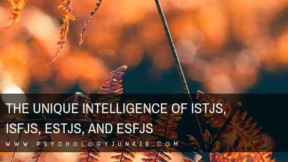 The Unique Intelligence of the ISTJ, ISFJ, ESTJ, and ESFJ Personality Types