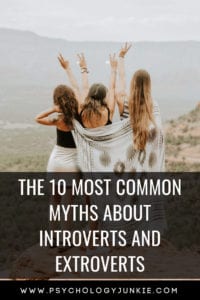 The most obnoxious myths about #introverts and #extroverts! #Personality #MBTI #Myersbriggs #INFJ #ENFJ