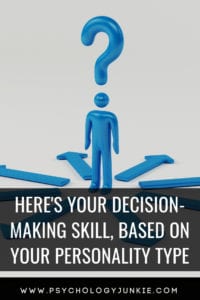 Find out your skill when it comes to decision making, based on your #personality type. #MBTI #Myersbriggs #INFJ #INTJ #INFP 