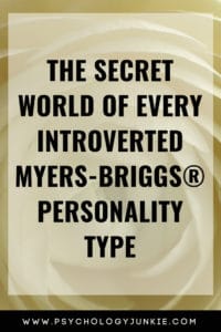 Discover the secret inner world of every #introverted #MBTI type. #Personality #INFJ #INTJ# INFP #INTP