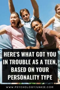 Find out why each #personality type got in trouble in the teen years. #MBTI #INFJ #INTJ #INFP #INTP 