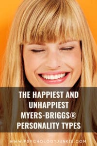 Discover the connections between happiness and personality type. #MBTI #Personality #INFJ #INTJ #INFP
