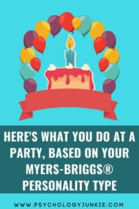 A humorous look at how each personality type would appear at a party. #MBTI #Personality #ENFP #ENTP #INFJ #INTJ