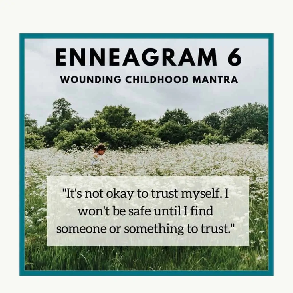 Enneagram 6 child