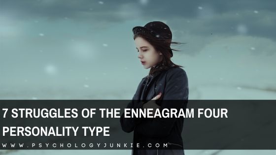 Get an in-depth look at the unique struggles of the Enneagram Four personality type. #Enneatype #enneagram #four