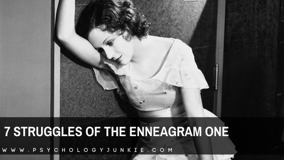 Get an in-depth look at the unique struggles of the enneagram one personality type. #enneagram #one #enneatype