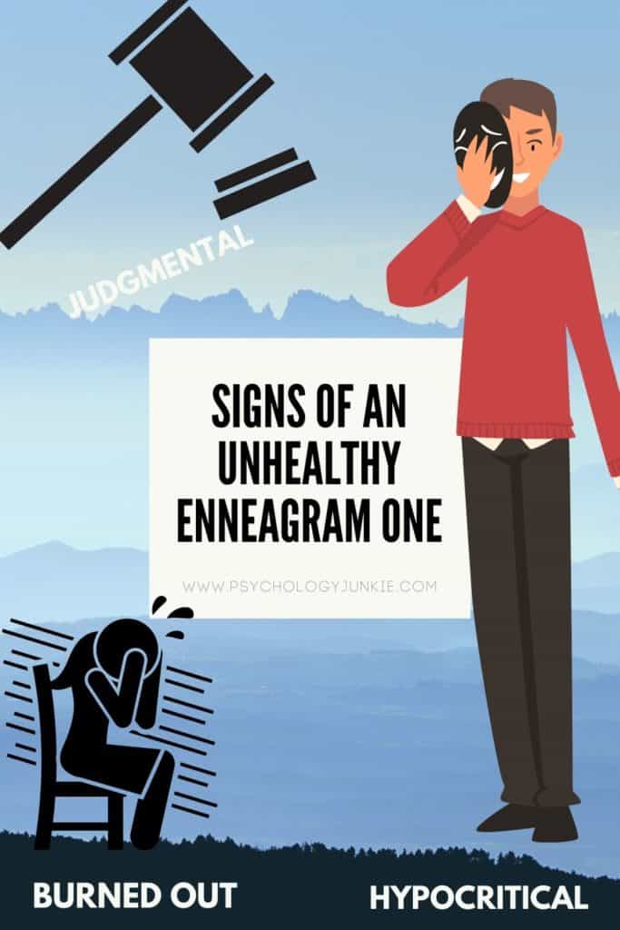 Here's an in-depth look at the unhealthy behaviors of the Enneagram One. #Enneagram #Personality #Enneatype