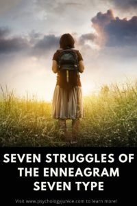 Get an in-depth look at the unique struggles of the Enneatype Seven (and find ways to cope). #Personality #enneagram #Seven