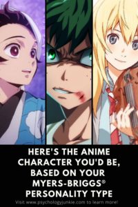Find out which anime character best matches your Myers-Briggs® personality type. #MBTI #anime #Personality #INFJ #INFP