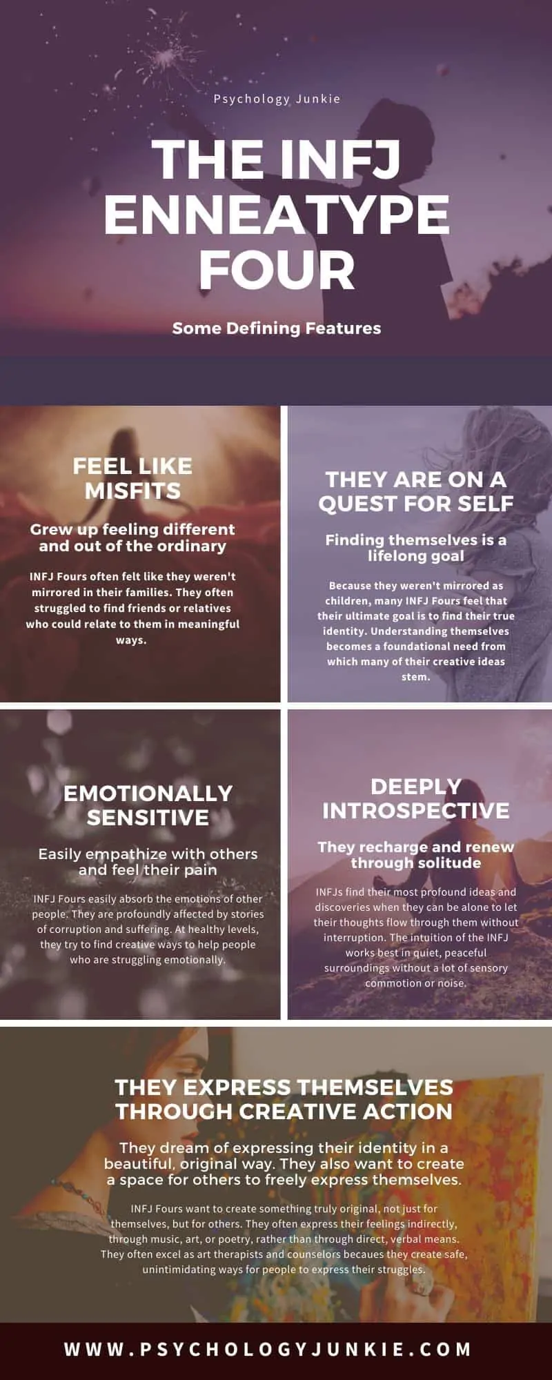 The INFJ Enneagram Type 4 Psychology Junkie
