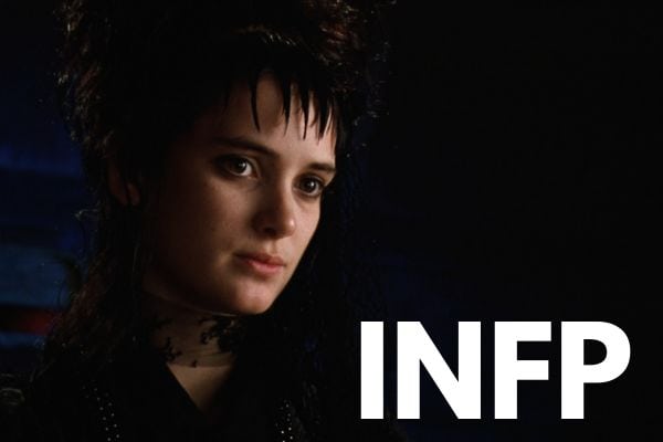 Lydia Deetz is an INFP