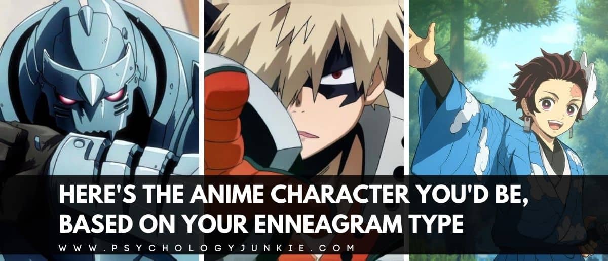 Here's the Anime Character You'd Be, Based On Your Enneagram Type -  Psychology Junkie