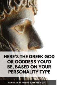 Discover which Greek god or goddess has your Myers-Briggs personality type. #MBTI #Personality #INFJ #INFP