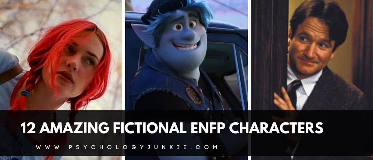 Discover 12 incredible #ENFPs in the movie and book world! #ENFP #MBTI #Personality