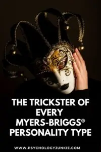 Delve into the shadow functions of Myers-Briggs type in this article that explores the Trickster side of your personality. #MBTI #Personality #INFJ