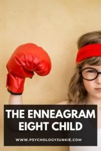 Get an in-depth look at what it means to be an Enneagram Eight child. #Enneagram #Personality