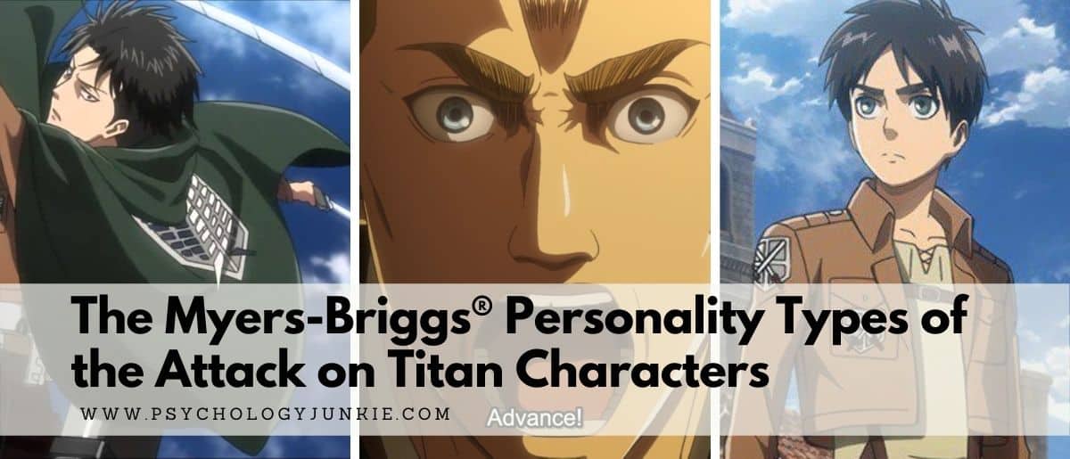 The Myers Briggs Types Of The Attack On Titan Characters Psychology Junkie