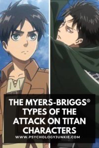 Get an in-depth look at the Myers-Briggs personality types of the Attack on Titan characters #MBTI #Personality #INFJ