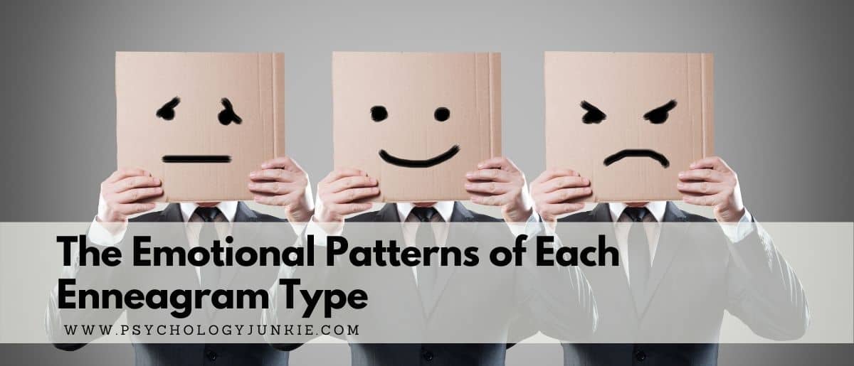 Get a look at the emotional energies and patterns of each Enneagram type. #Personality #Enneagram