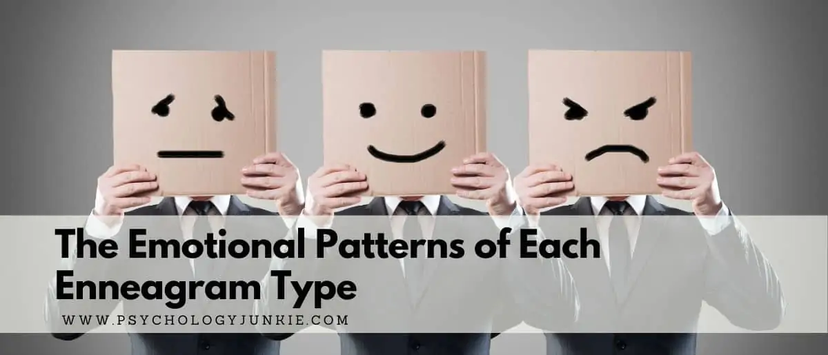 Get a look at the emotional energies and patterns of each Enneagram type. #Personality #Enneagram