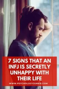 Discover the secret clues that an INFJ is unhappy with their life. #INFJ #MBTI #Personality
