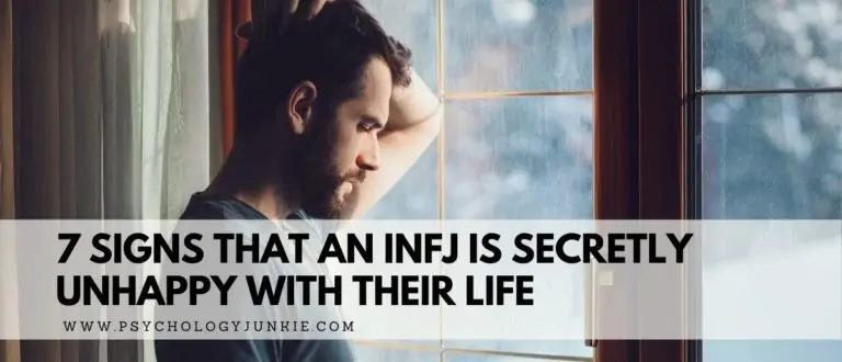 7 Signs That an INFJ is Secretly Unhappy with Their Life