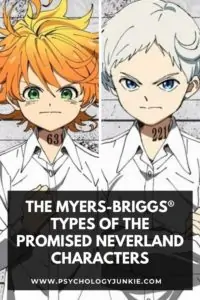 MBTI® Of The Promised Neverland Characters