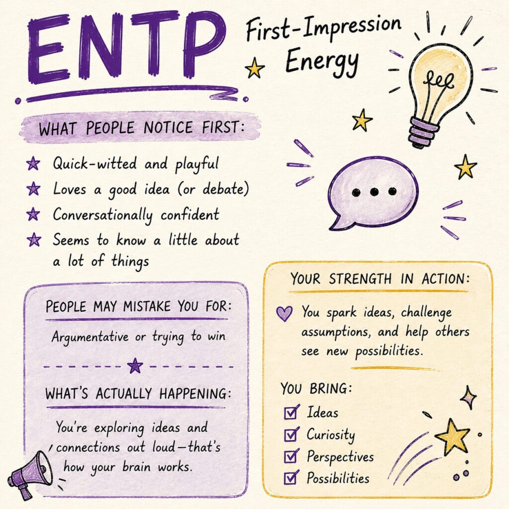 ENTP first impression energy