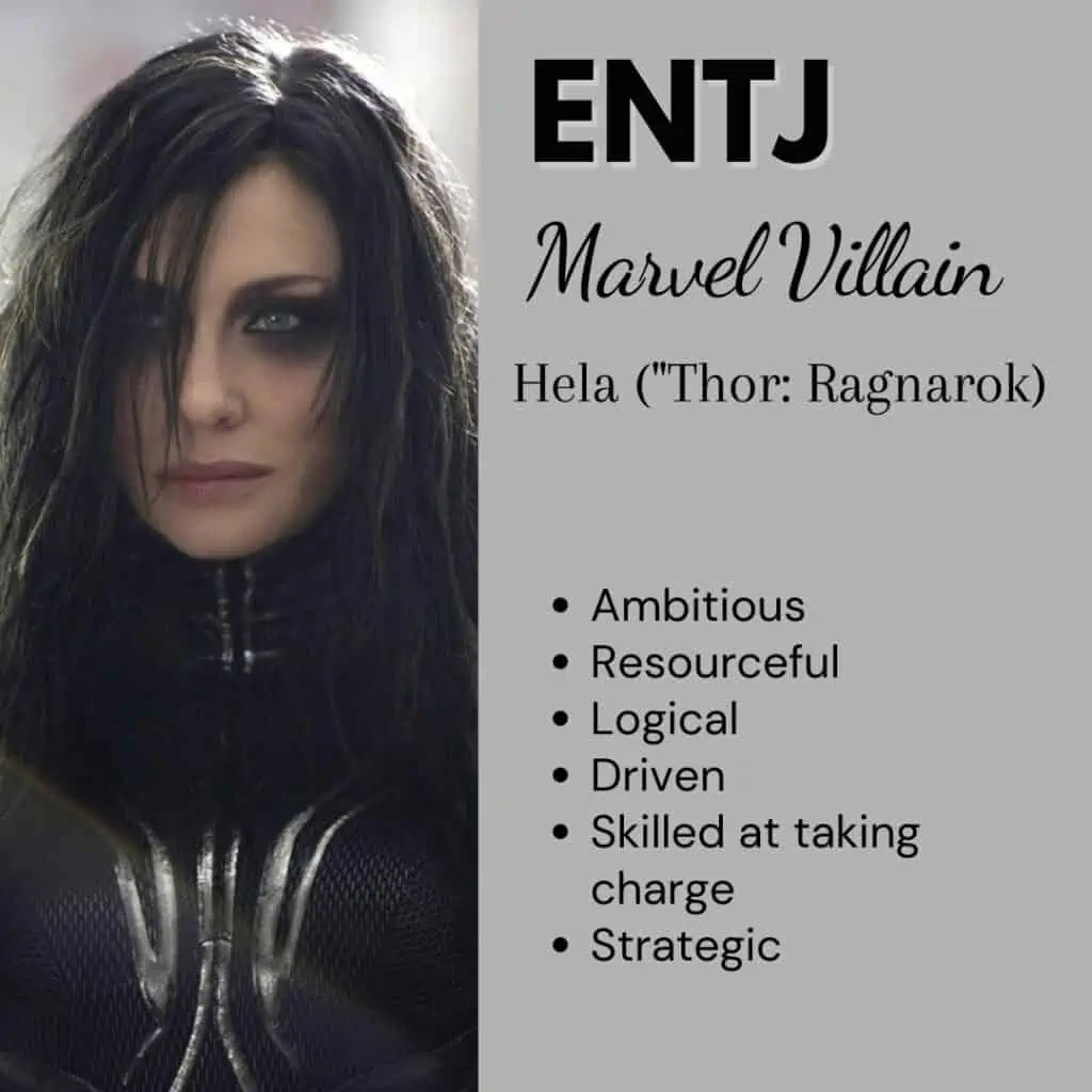 ENTJ Marvel Villain Hela