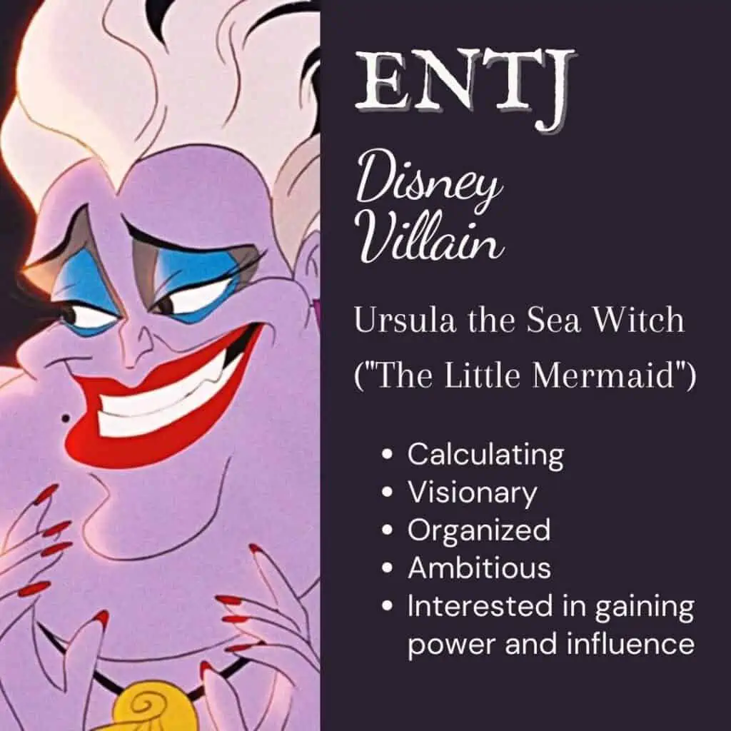ENTJ Disney Villain Ursula
