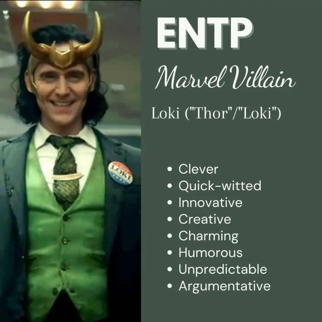 ENTP Marvel Villain Loki