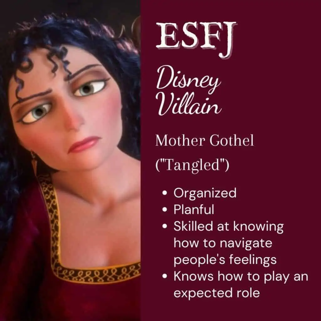 ESFJ Disney Villain Mother Gothel
