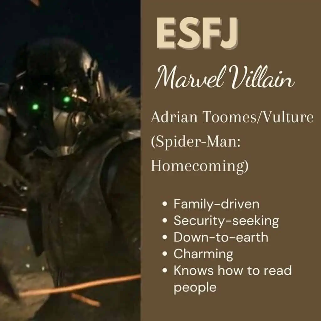 ESFJ Marvel Villain The Vulture