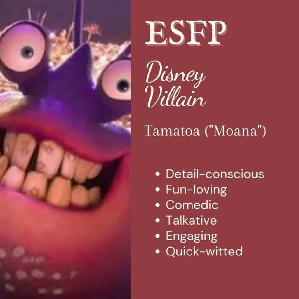 ESFP Disney Villain 