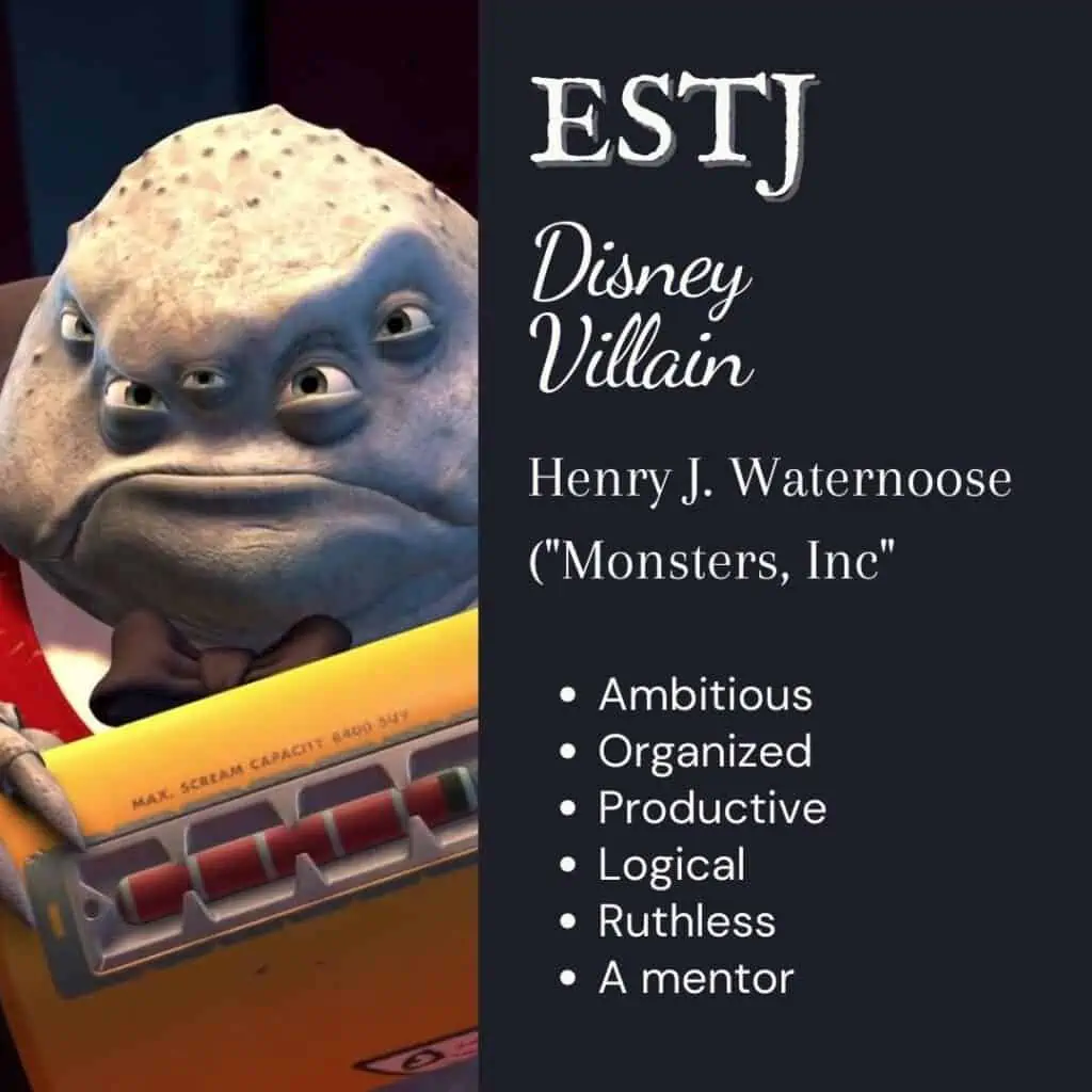 ESTJ Disney Villain Henry J. Waternoose