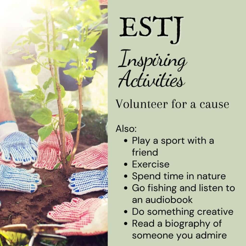 ESTJ Inspiring Activities