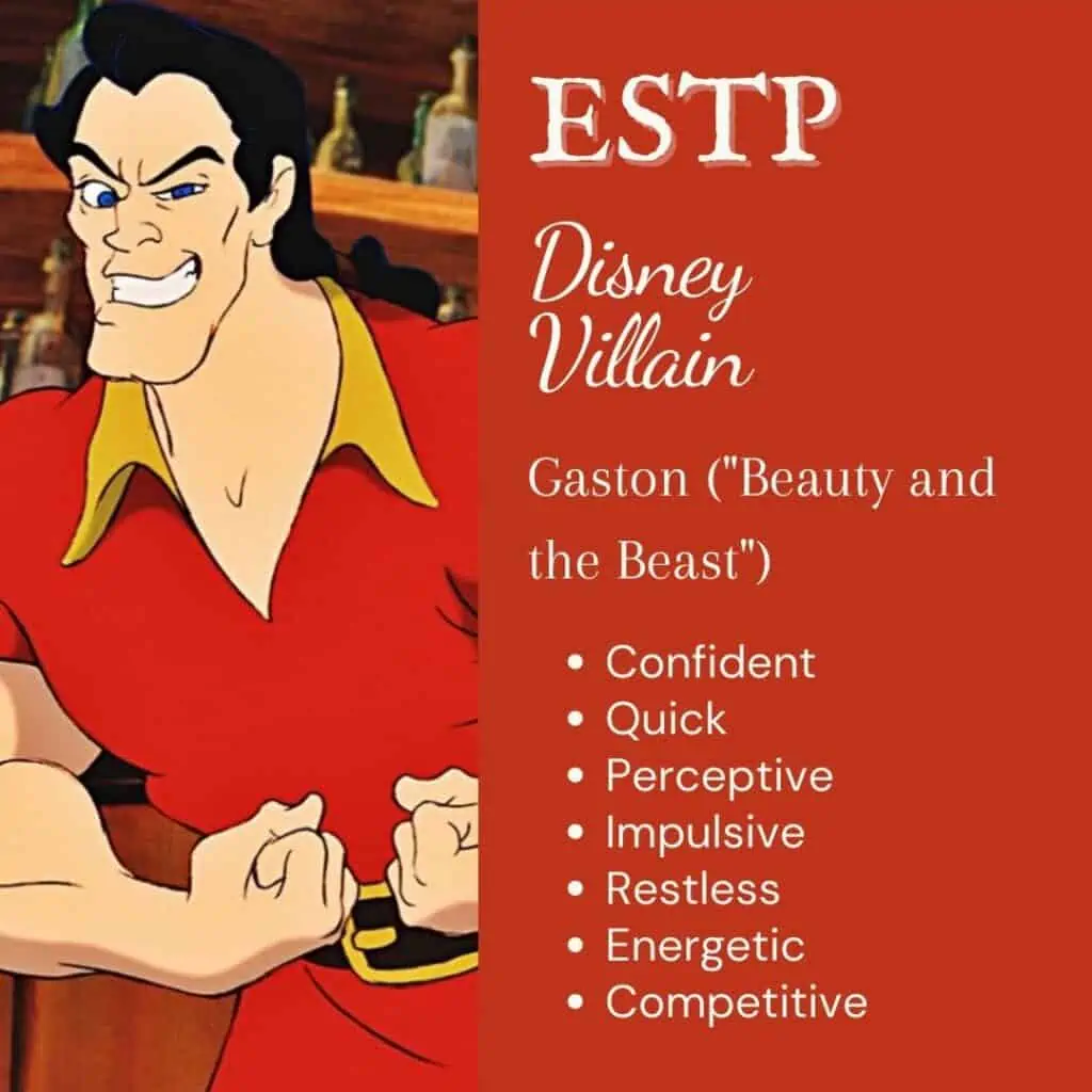ESTP Disney Villain Gaston