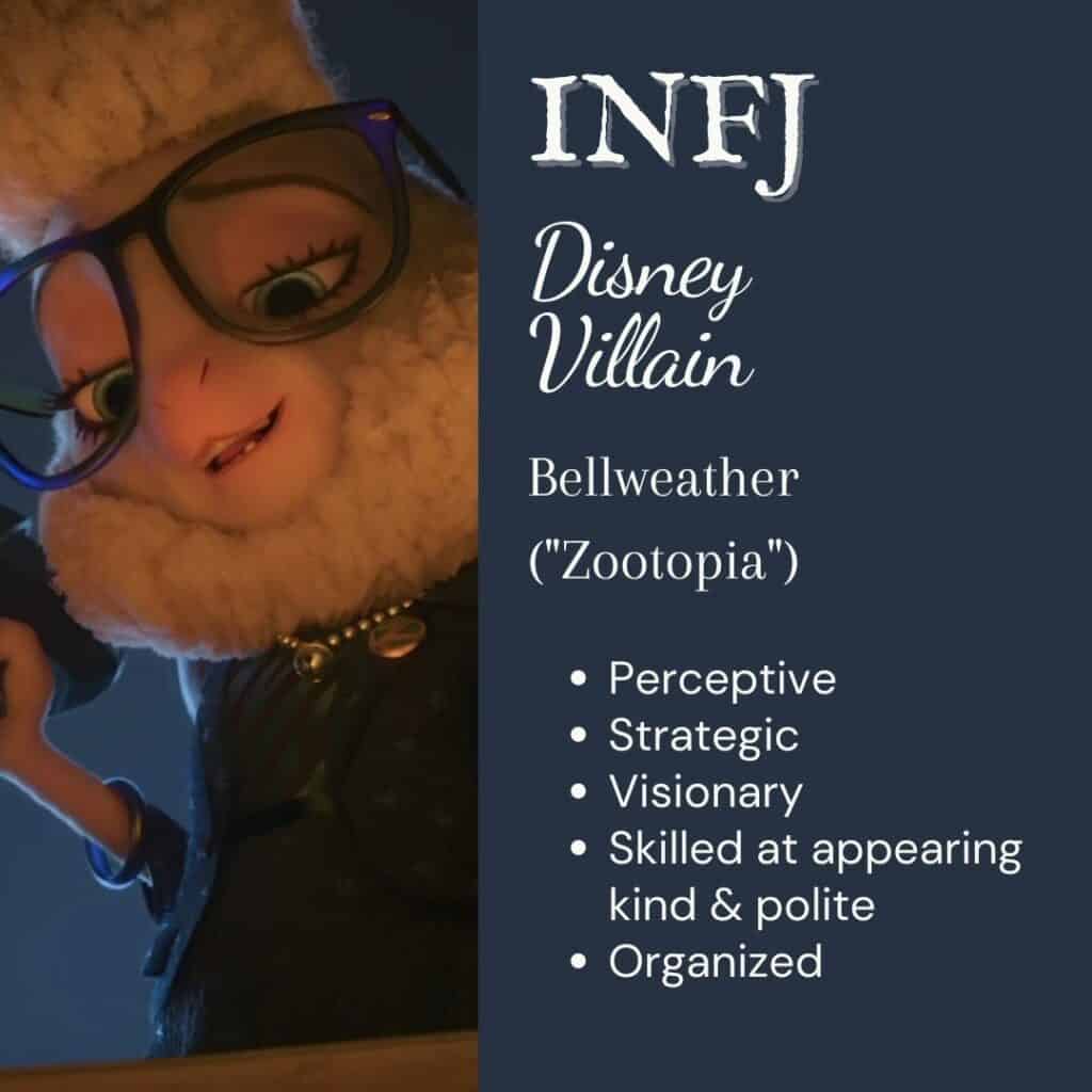 Bellweather INFJ Disney Villain