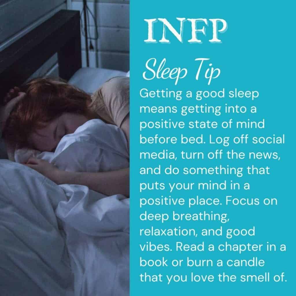 INFP sleep tip
