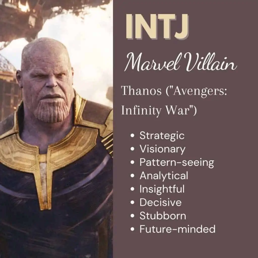 INTJ Marvel Villain Thanos