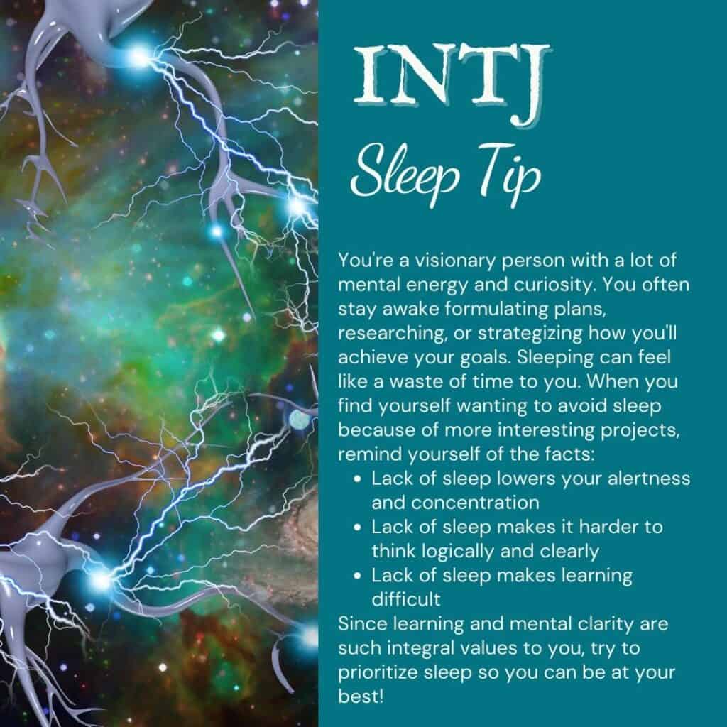 INTJ sleep tip