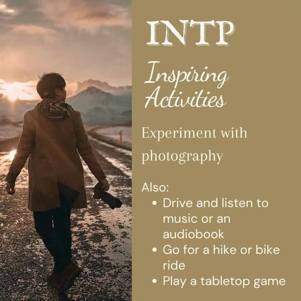 INTP inspiring activities