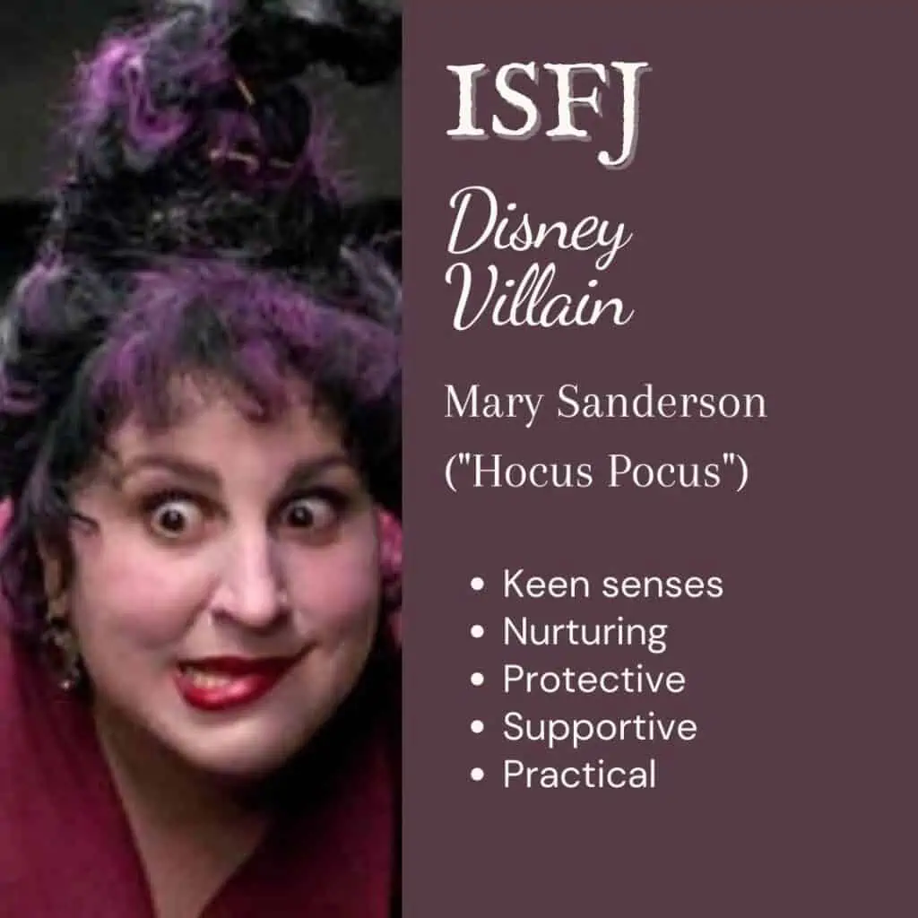 ISFJ Disney Villain Mary Sanderson